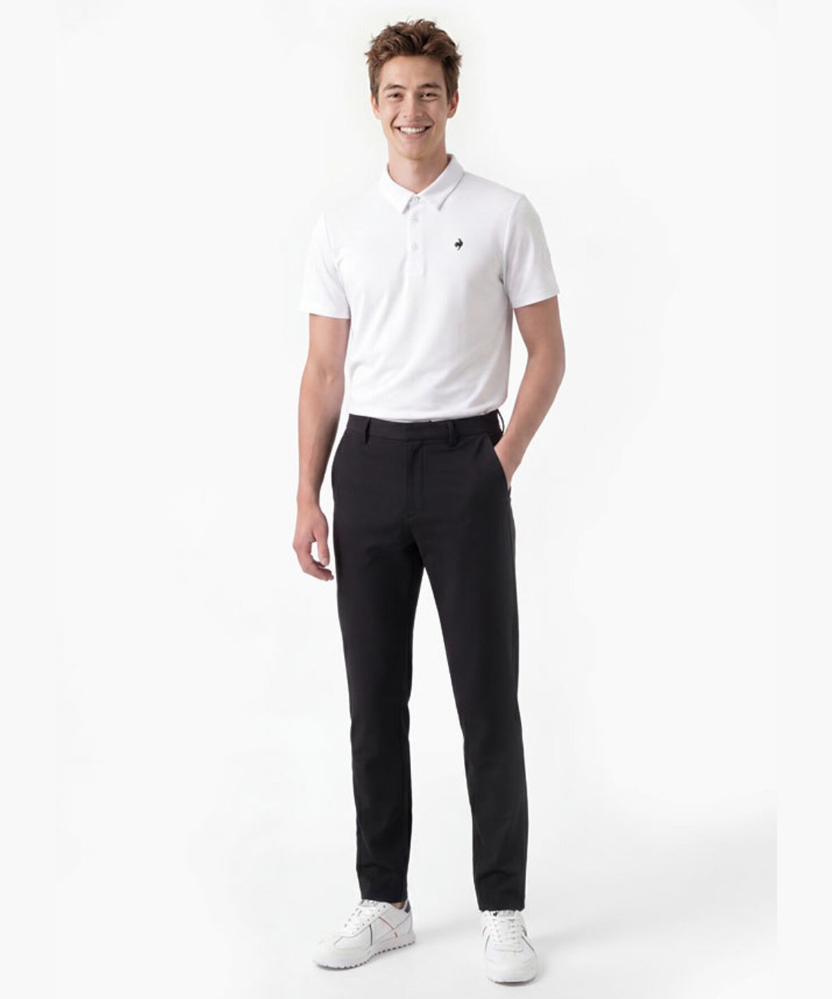 르꼬끄 골프(LECOQ GOLF) 남성 에센셜 드라이 스트레이트 팬츠 _BLCK GR221MPT41
