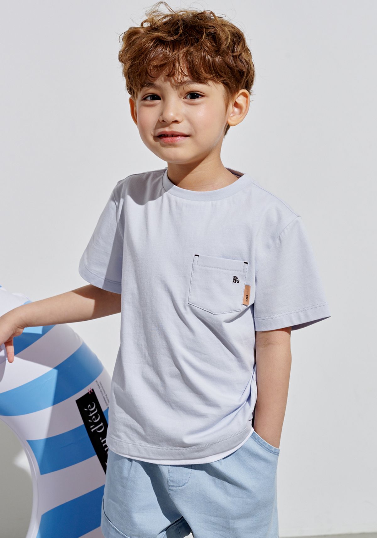 빈(BEEN) BA27TS06SB 스카이블루 반소매 티셔츠