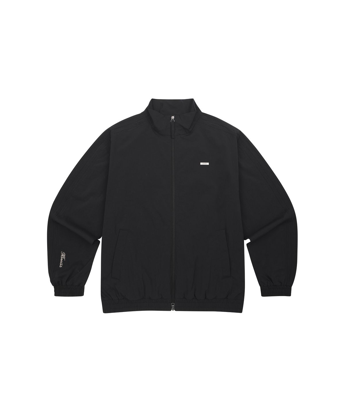 케이스위스(K-SWISS) 5 스트라이프 윈드 재킷_1KSJKMV901BK