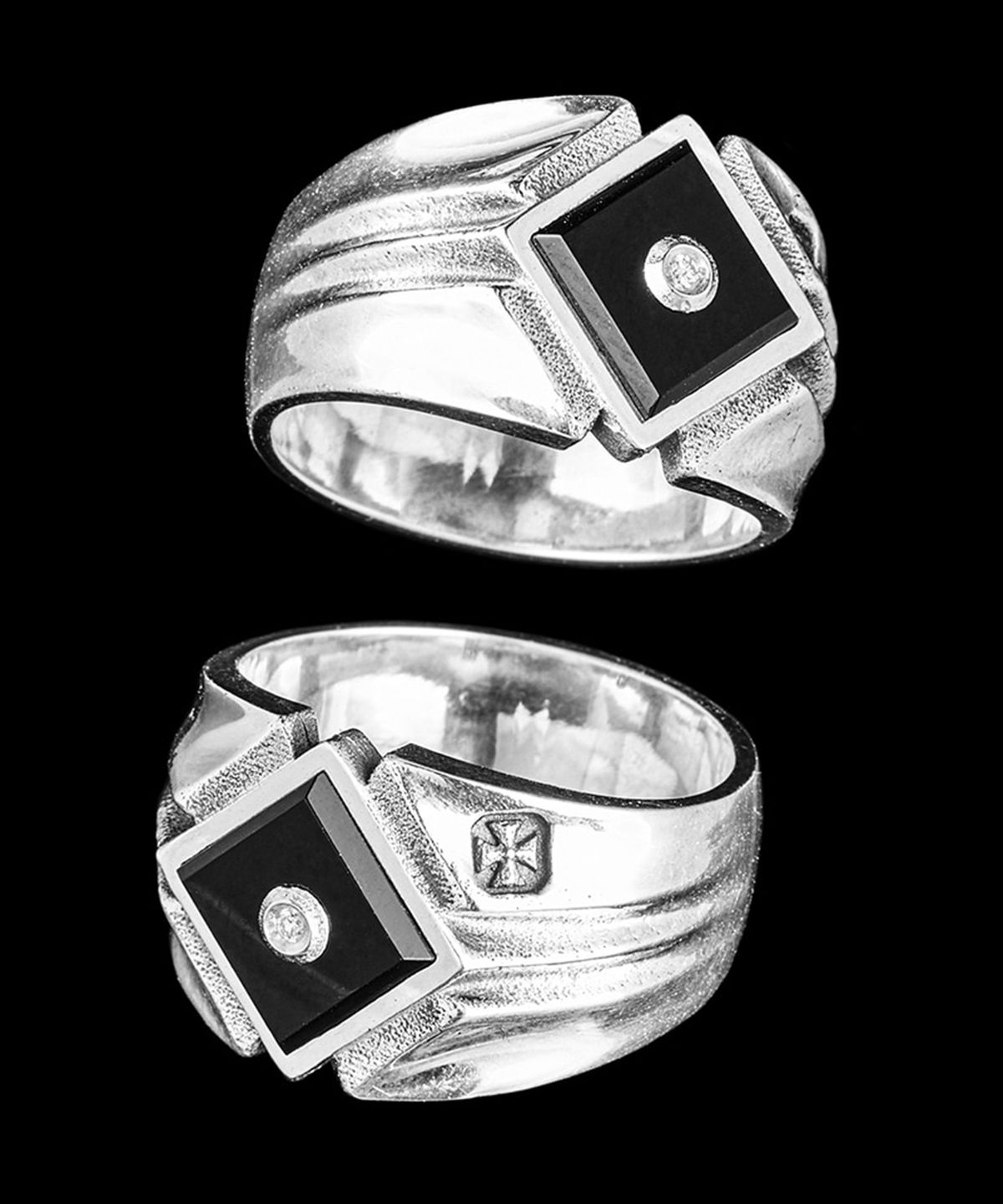 킹크로치(KING KROACH) MEDALLION DIA RING