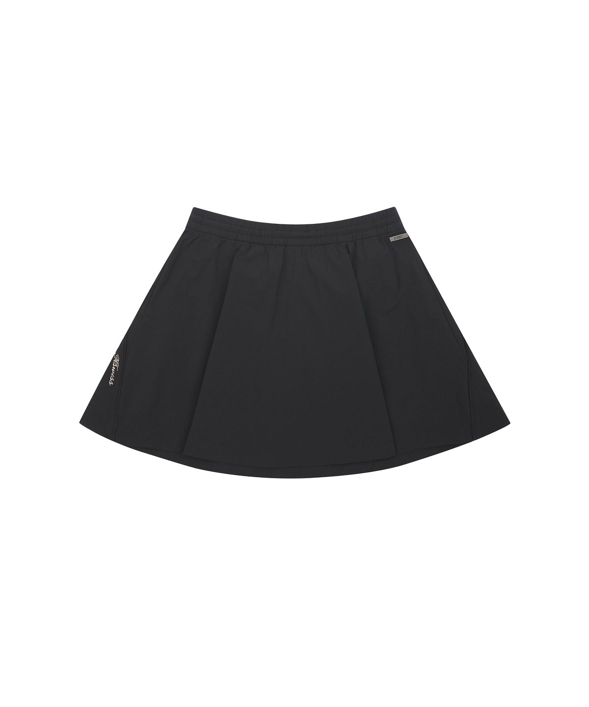 케이스위스(K-SWISS) 여성 플레어 우븐 스커트_1KSSKMV511BK
