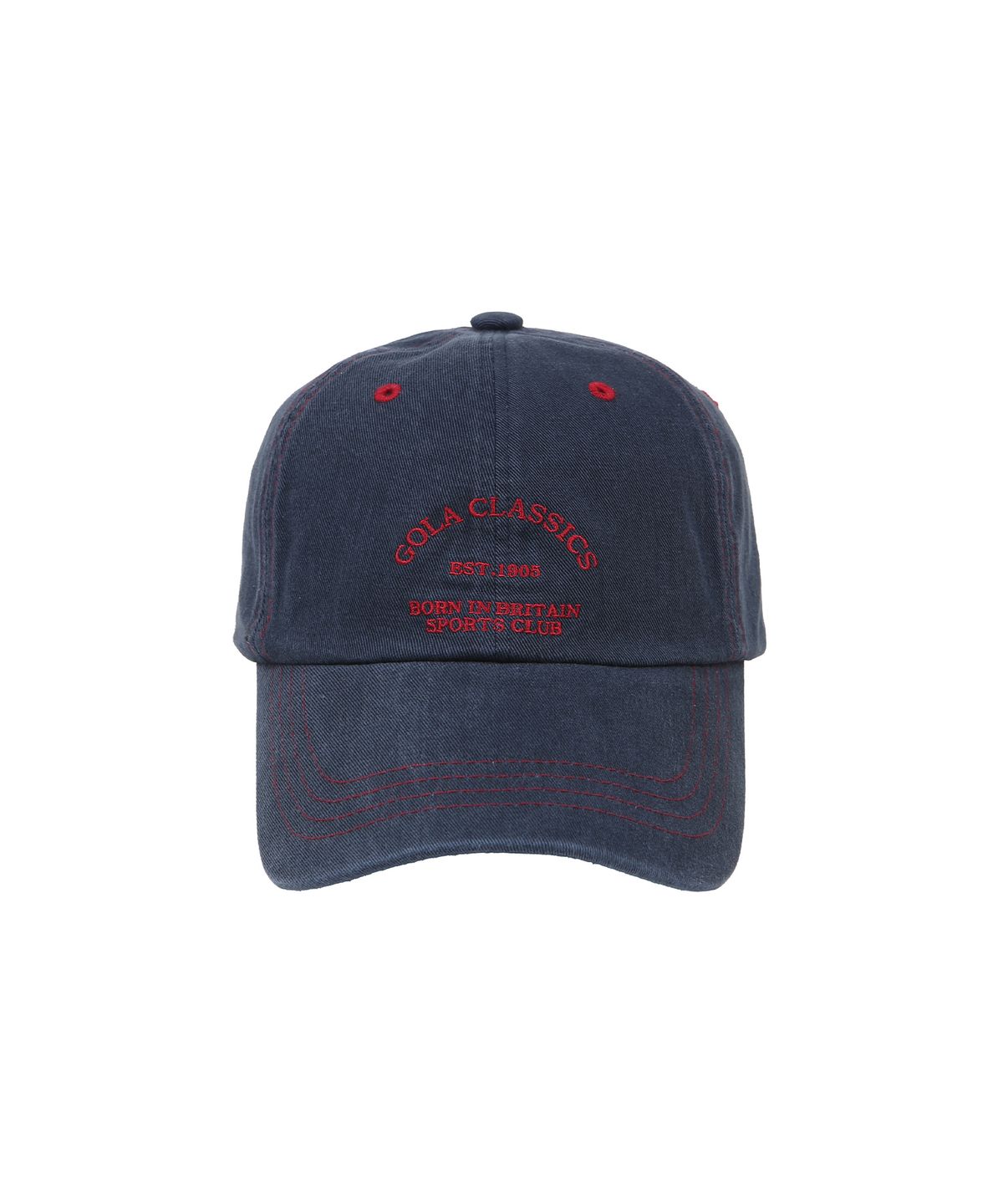 골라(GOLA) [GL]26SS CONTRAST STITCHED CAP [NAVY]