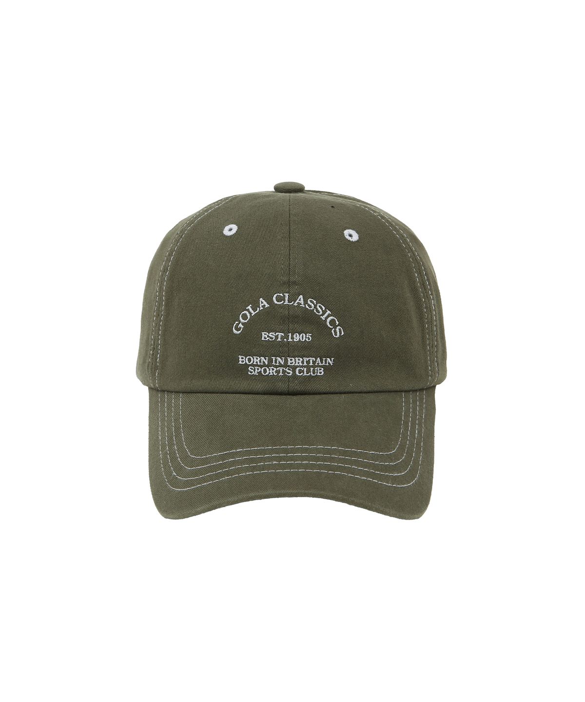 골라(GOLA) [GL]26SS CONTRAST STITCHED CAP [KHAKI]