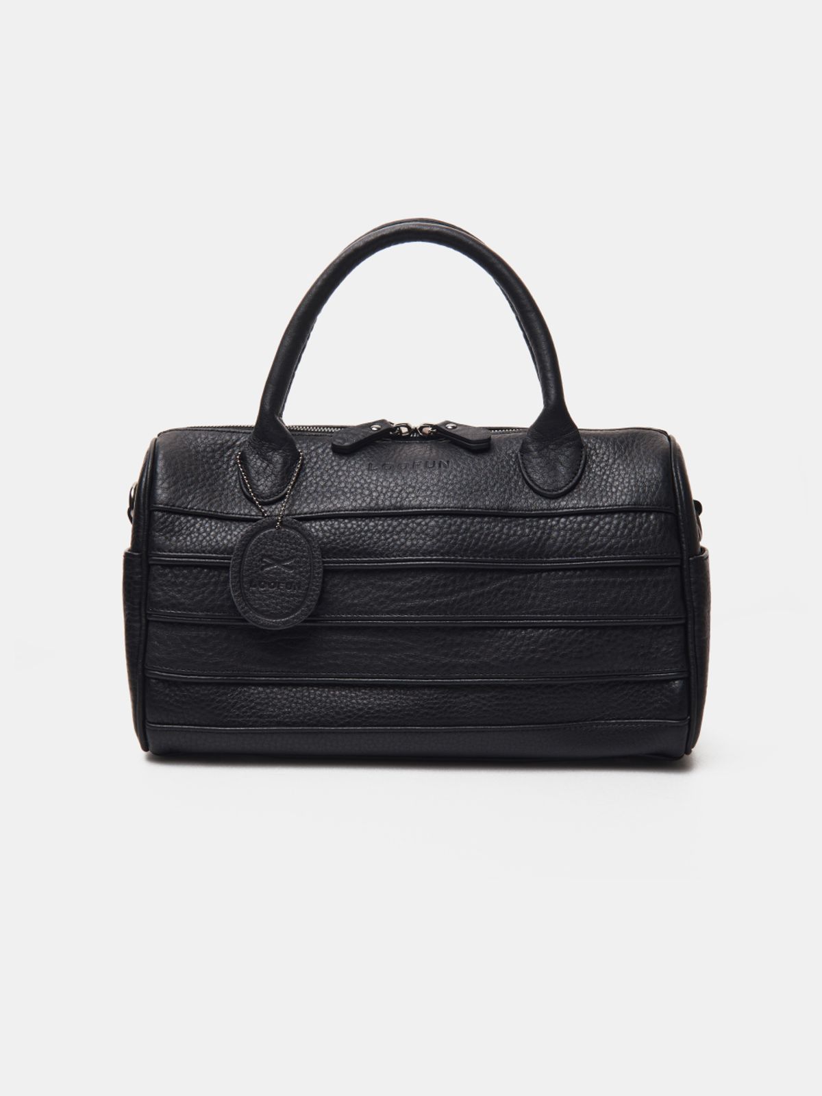 루펀(LOOFUN) Radio Leather Tote Bag / 라디오 레더 토트백 [Black]