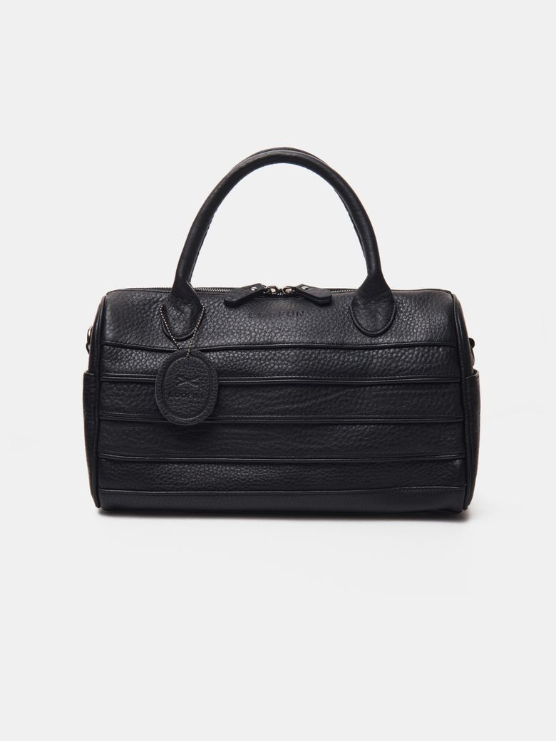 Radio Leather Tote Bag / 라디오 레더 토트백 [Black]