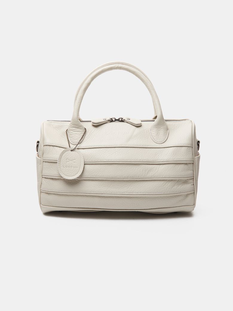 Radio Leather Tote Bag / 라디오 레더 토트백 [Cream]