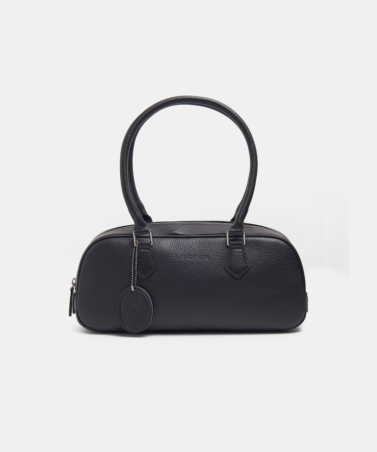 루펀(LOOFUN) Timber Leather Shoulder Bag  / 팀버 레더 숄더백 [Black]