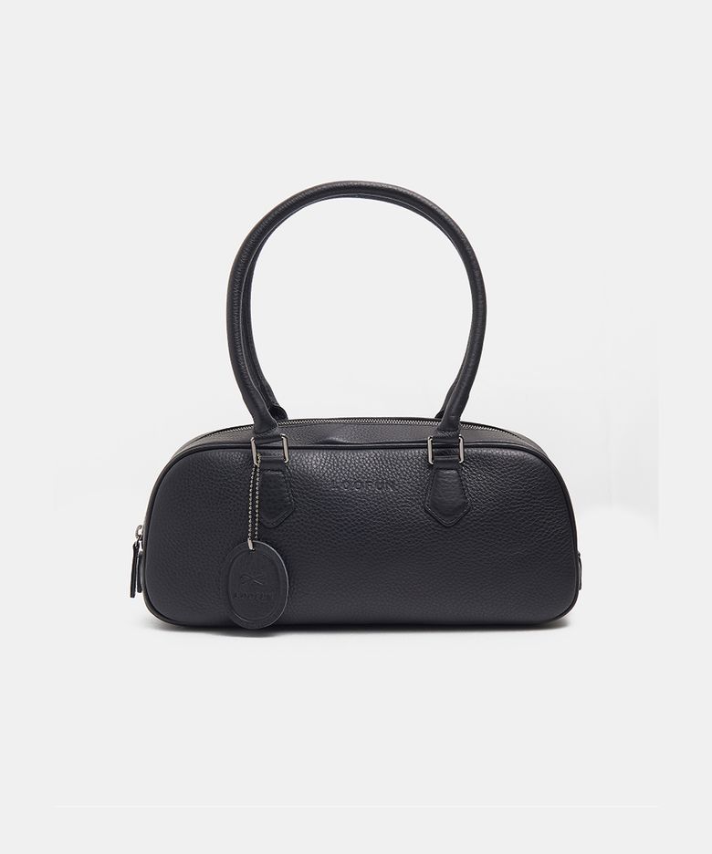 Timber Leather Shoulder Bag  / 팀버 레더 숄더백 [Black]