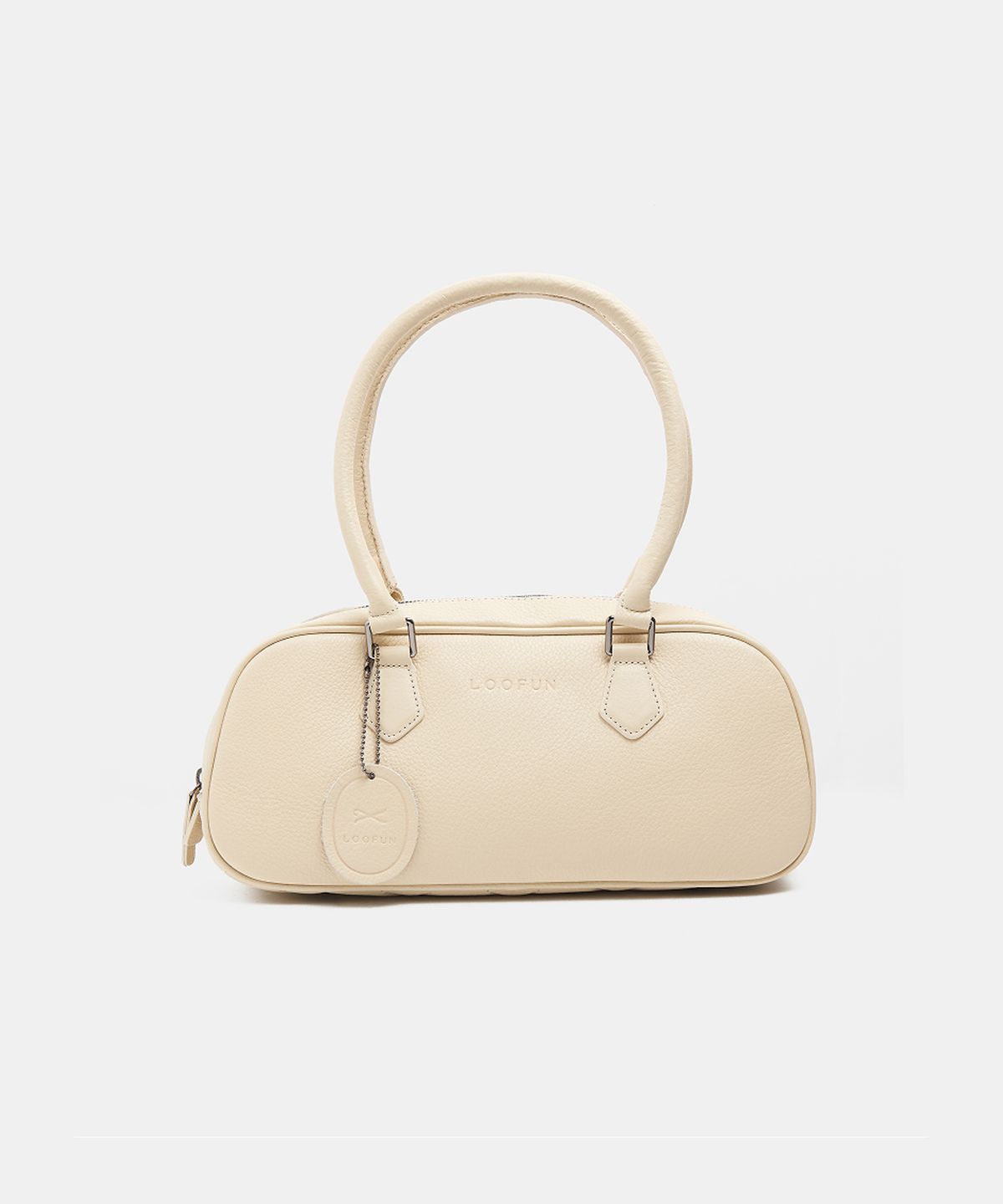 루펀(LOOFUN) Timber Leather Shoulder Bag  / 팀버 레더 숄더백 [Cream]