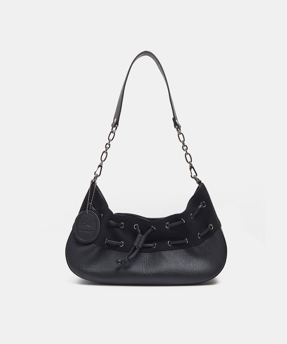 루펀(LOOFUN) Vestige Hobo Shoulder Bag / 베스티지 호보 숄더백 [Black]