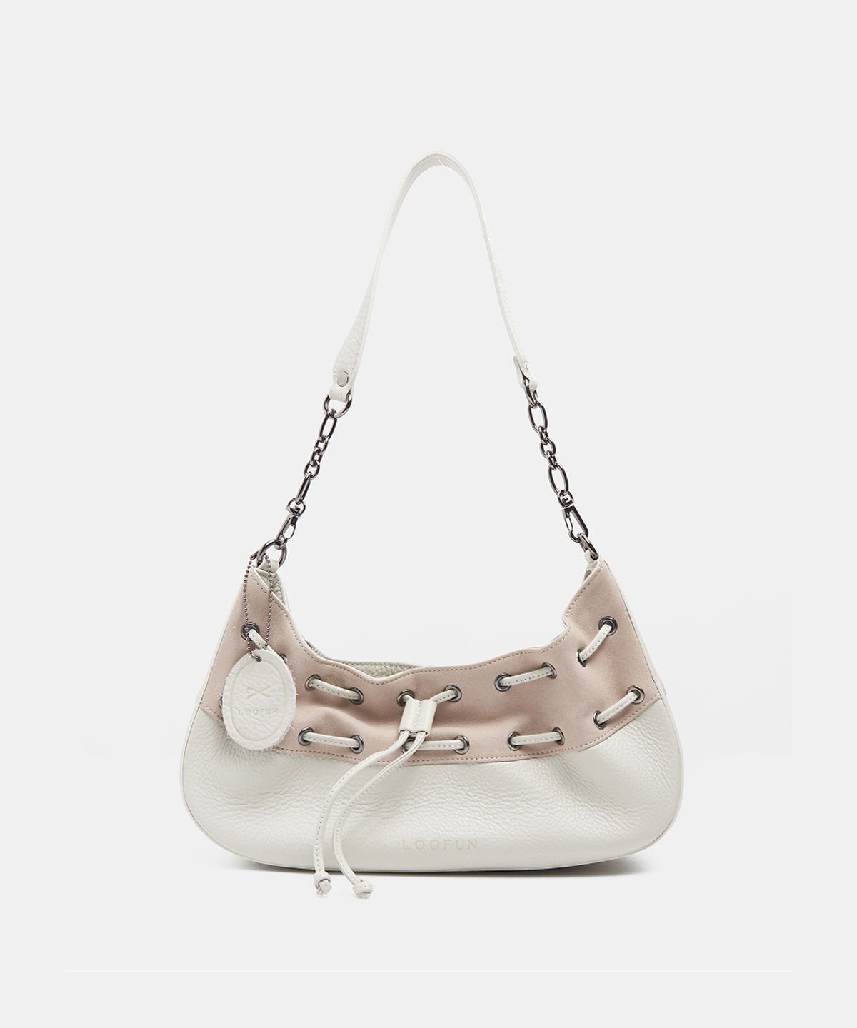 루펀(LOOFUN) Vestige Hobo Shoulder Bag / 베스티지 호보 숄더백 [Ivory]