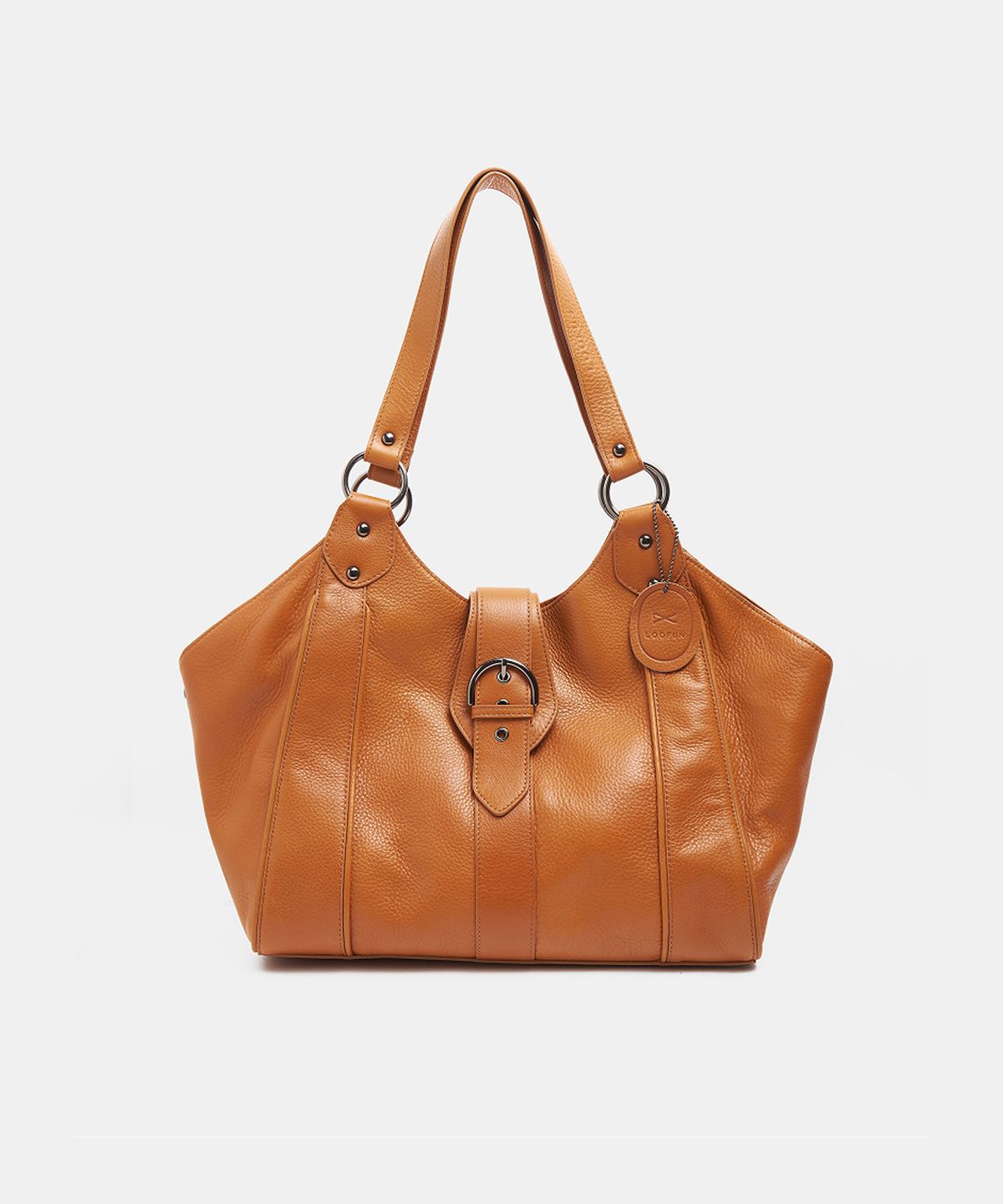 루펀(LOOFUN) Dial Shopper Shoulder Bag / 다이얼 쇼퍼 숄더백 [Tan Brown]