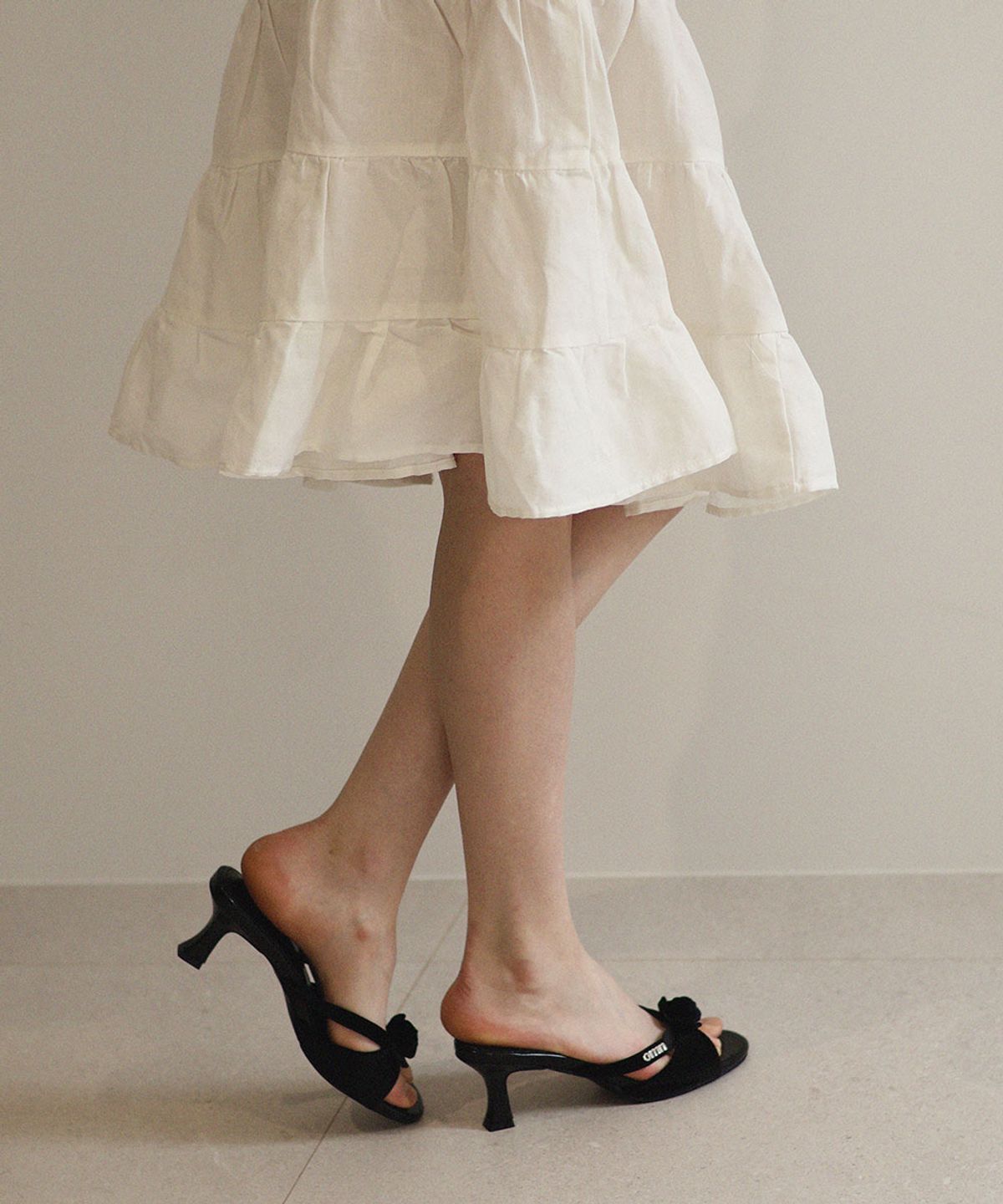 옴니포턴트(OMNIPOTENT) (224) omn Rose Velvet Mule [Mid ver.] _2colors