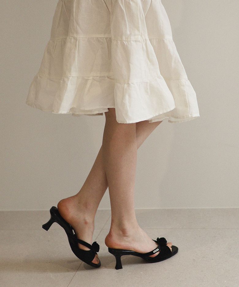 (224) omn Rose Velvet Mule [Mid ver.] _2colors