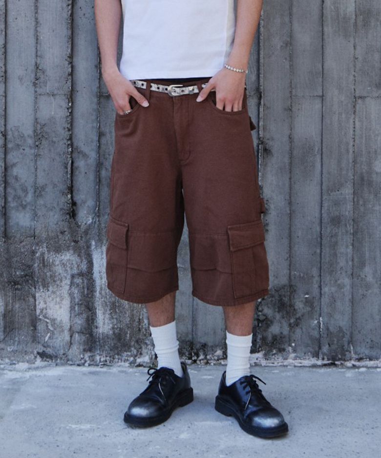 Oblique Pocket Bermuda Cargo Pants
