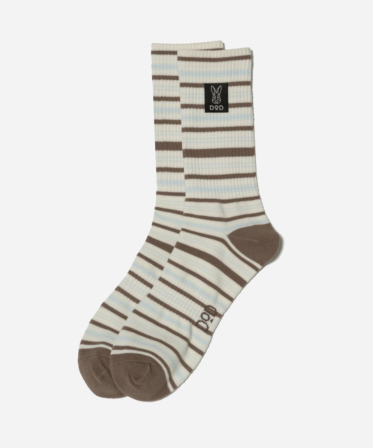디오디(DOD) 멀티 스트라이프 크루삭스(IVORY PATTERN)