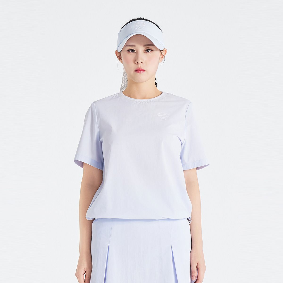 테일러메이드 어패럴(TAYLORMADE APPAREL) 26SS 여성 에어홀 라운드 반팔 티셔츠 T8031J66761-940