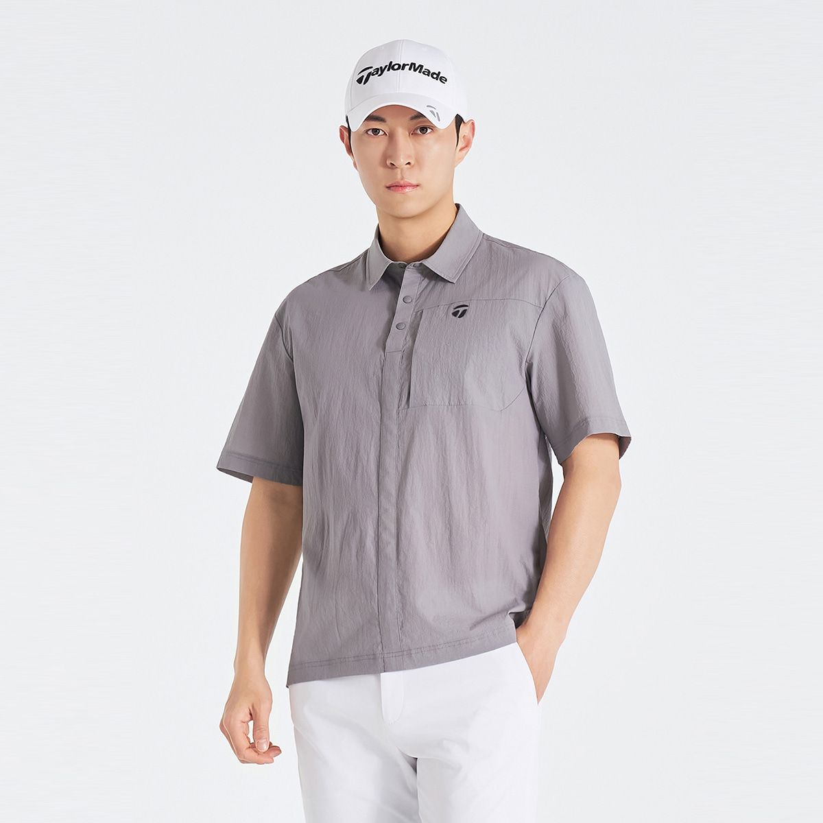 테일러메이드 어패럴(TAYLORMADE APPAREL) 26SS 남성 셔츠형 반팔 티셔츠 T8031T62145-190