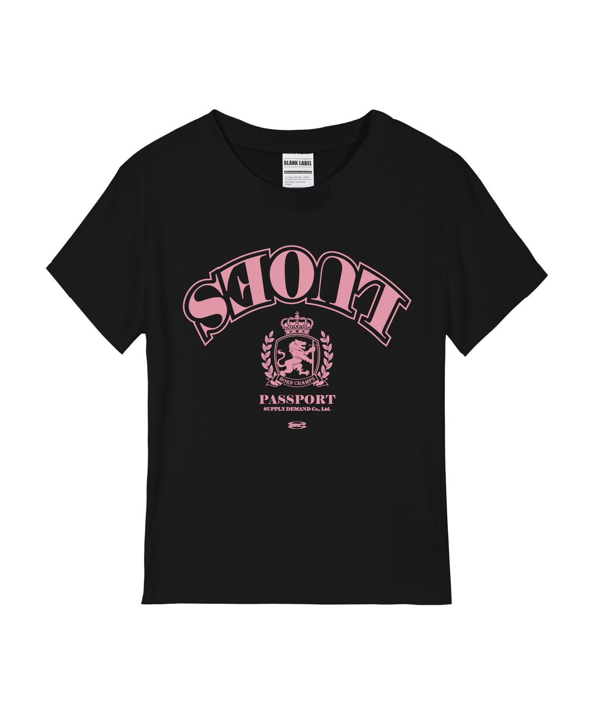 본챔스(BORN CHAMPS) [3 COLORS] 리버스 SEOUL 여성 스탠다드 반팔티셔츠