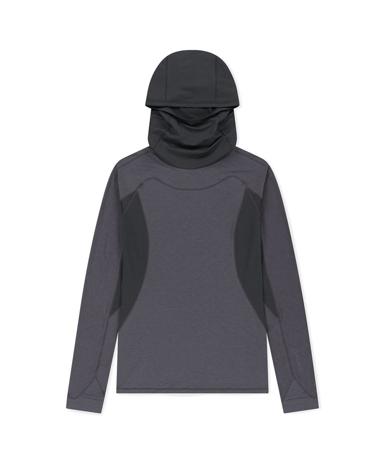 Polartec® Delta™ FlexAir Hooded LS Tee Purple