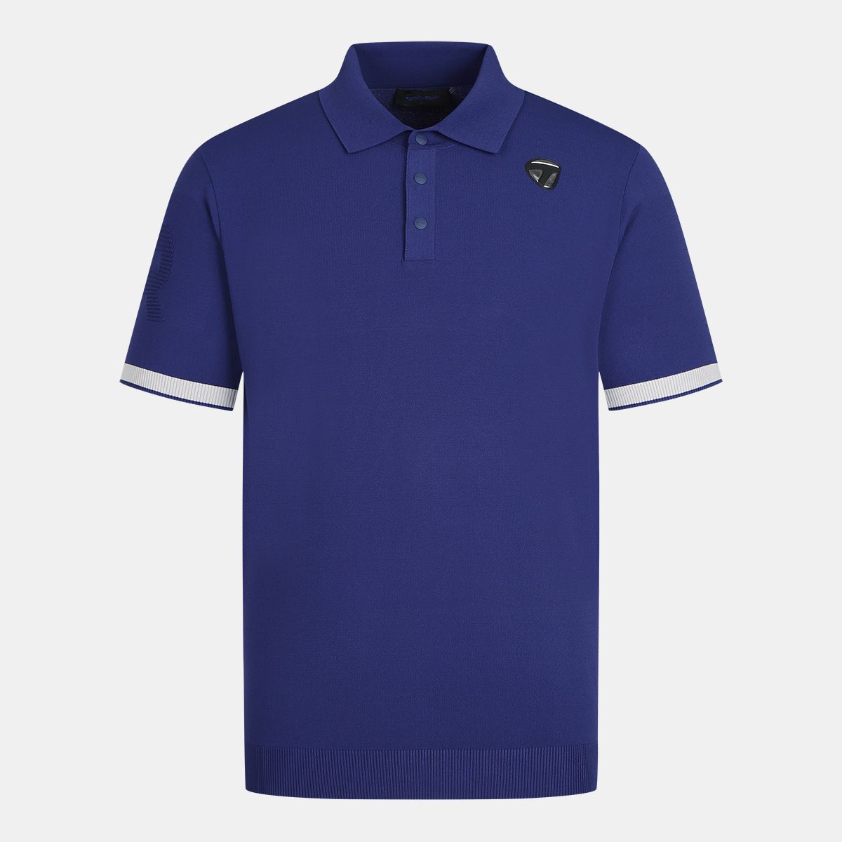 테일러메이드 어패럴(TAYLORMADE APPAREL) 26SS 남성 레터링 카라 반팔 니트 TS6-21HG21-930