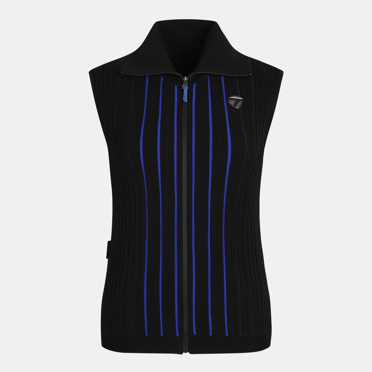 테일러메이드 어패럴(TAYLORMADE APPAREL) 26SS 여성 골지 집업 니트 베스트 T8031S66121-199