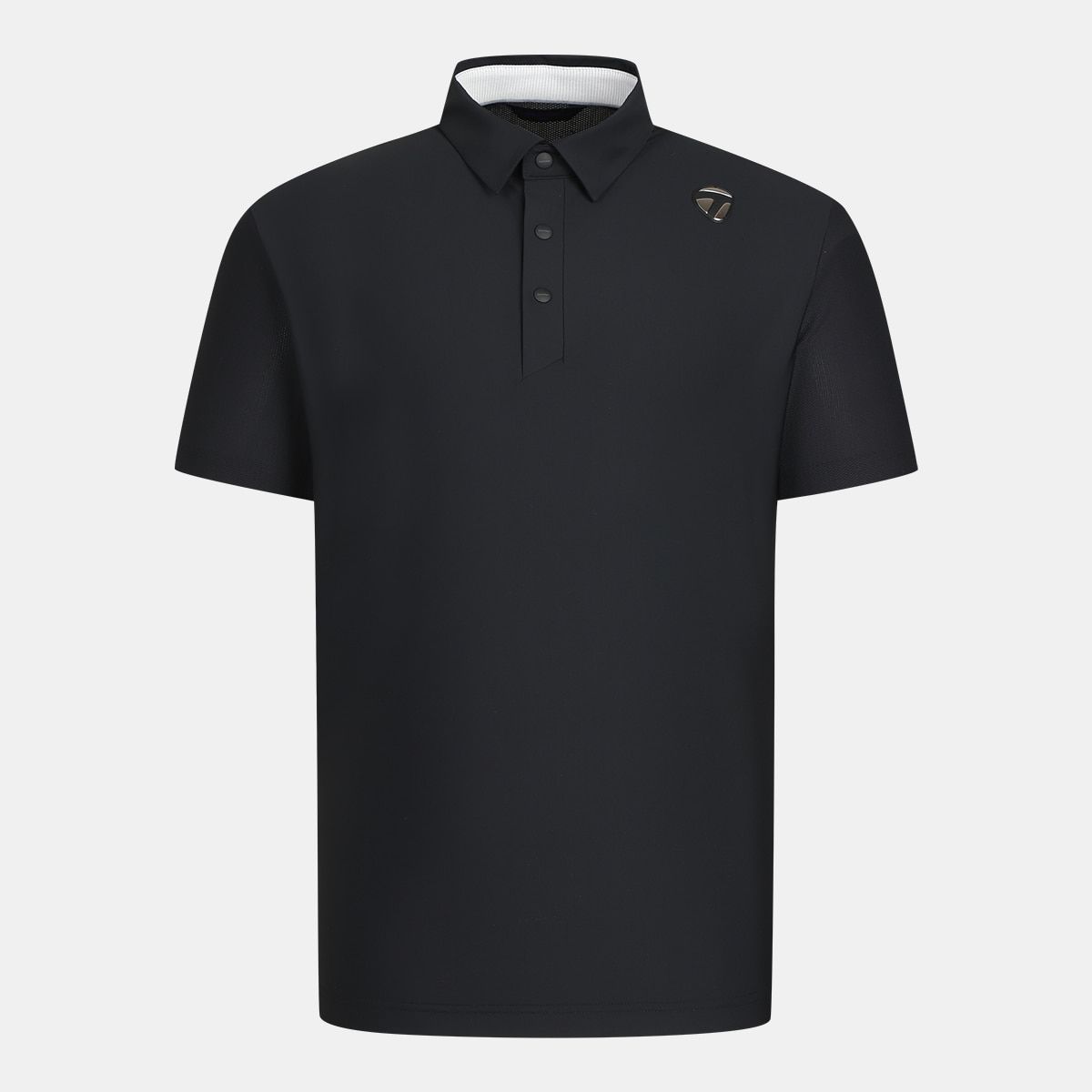 테일러메이드 어패럴(TAYLORMADE APPAREL) 26SS 남성 등판 허니콤 카라 반팔 티셔츠 T8031T62144-199