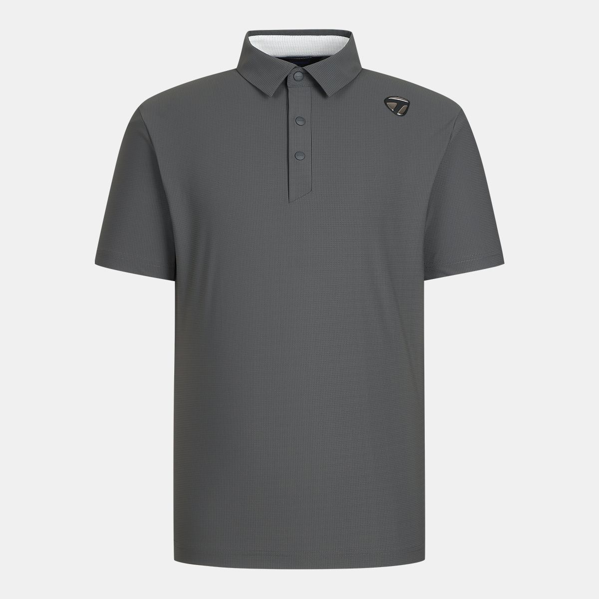 테일러메이드 어패럴(TAYLORMADE APPAREL) 26SS 남성 등판 핫멜트 절개 카라 반팔 티셔츠 T8031T62243-195