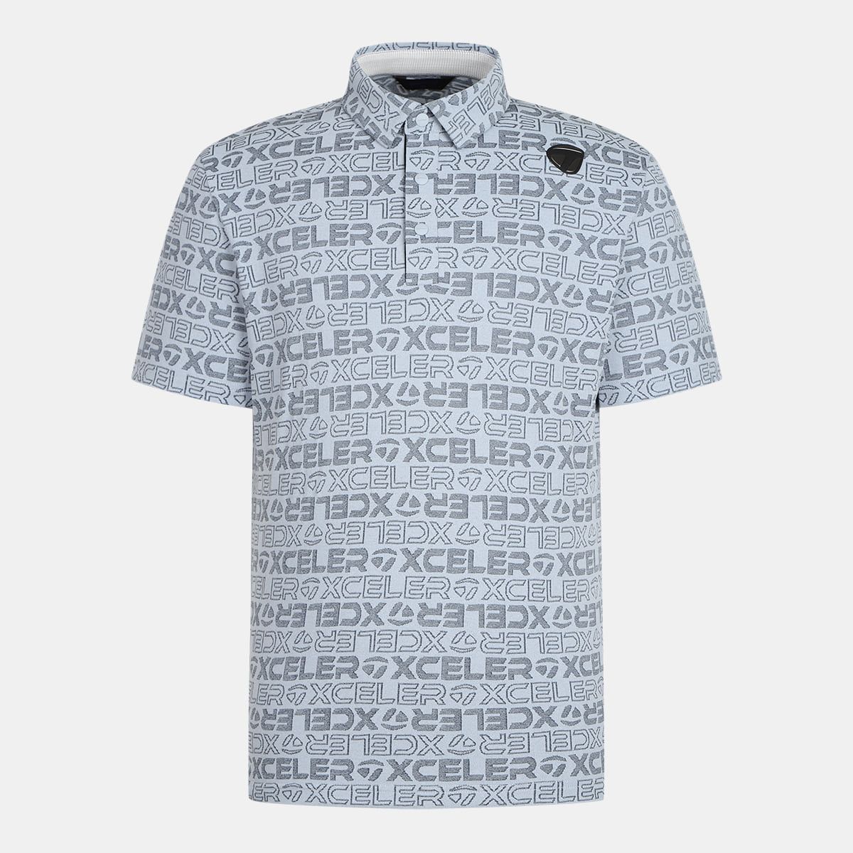테일러메이드 어패럴(TAYLORMADE APPAREL) 26SS 남성 레터링 자카드 카라 반팔 티셔츠 T8031T62141-940
