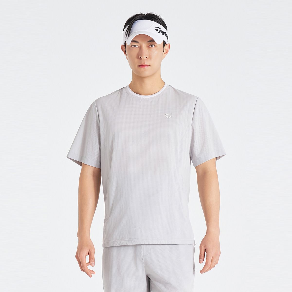 테일러메이드 어패럴(TAYLORMADE APPAREL) 26SS 남성 에어홀 라운드 아노락 반팔 점퍼 T8031J62701-196