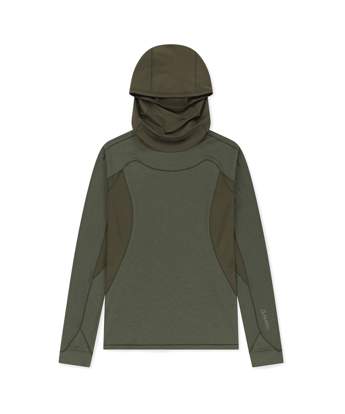 썬러브투어(SUNLOVETOUR) Polartec® Delta™ FlexAir Hooded LS Tee Olive