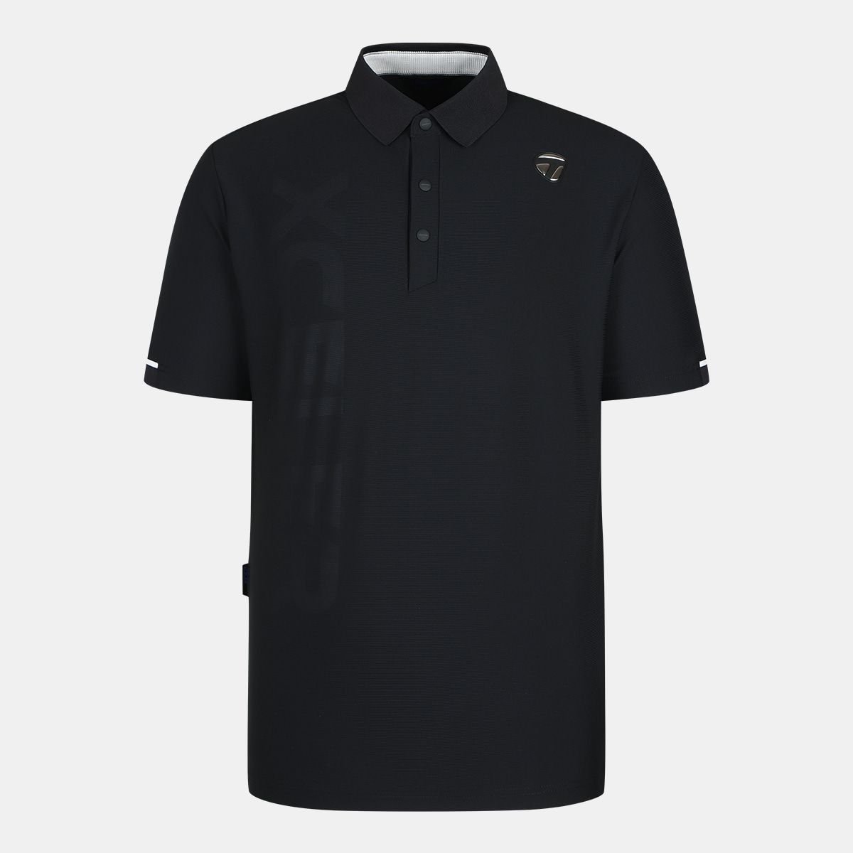 테일러메이드 어패럴(TAYLORMADE APPAREL) 26SS 남성 메탈 로고 카라 반팔 티셔츠 T8031T62142-199