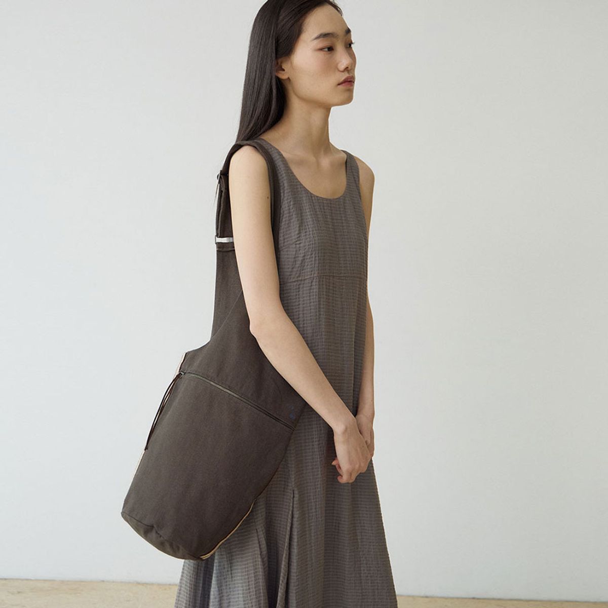 퍼블리카엑스(PUBLICKA X) SEPHINA COTTON BAG BROWN