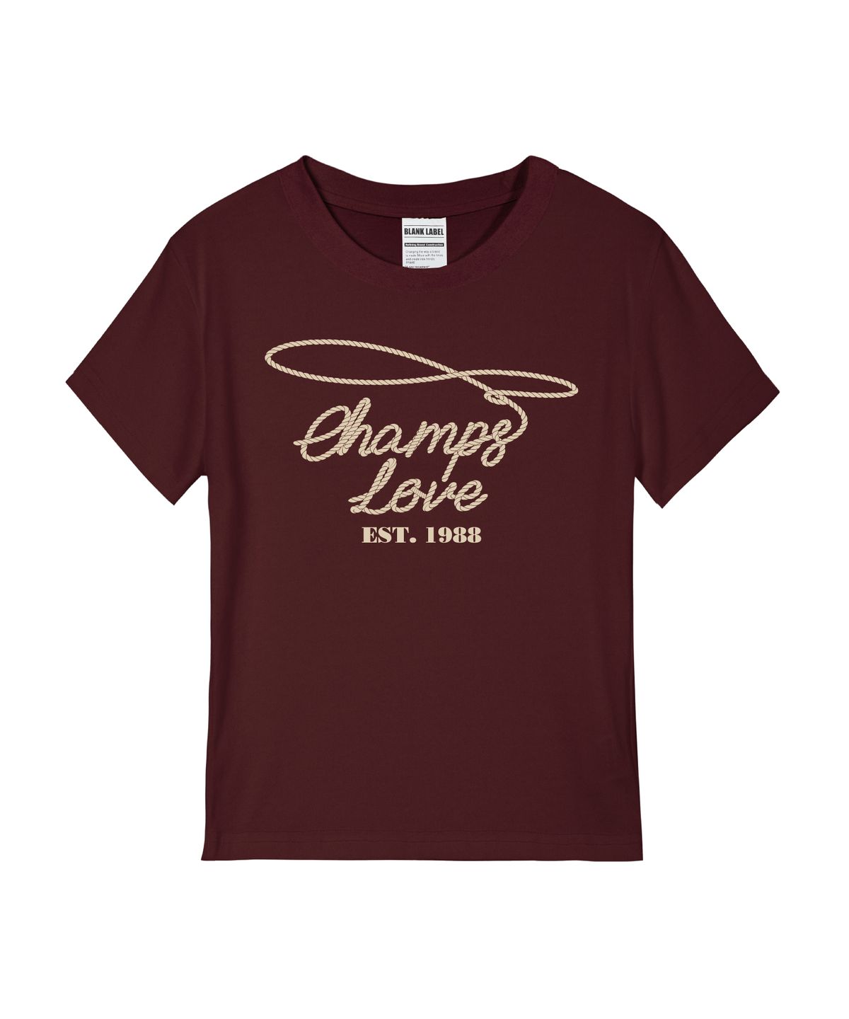 본챔스(BORN CHAMPS) [5 COLORS] WESTERN L&S 여성 스탠다드 반팔티셔츠