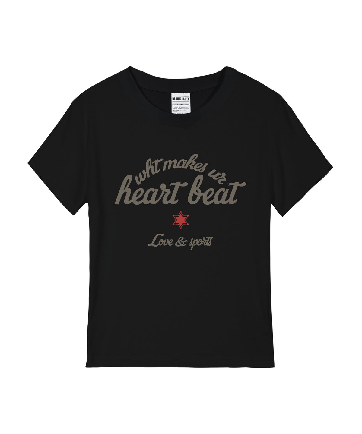 본챔스(BORN CHAMPS) [5 COLORS] LOVE WRANGLER 여성 스탠다드 반팔티셔츠