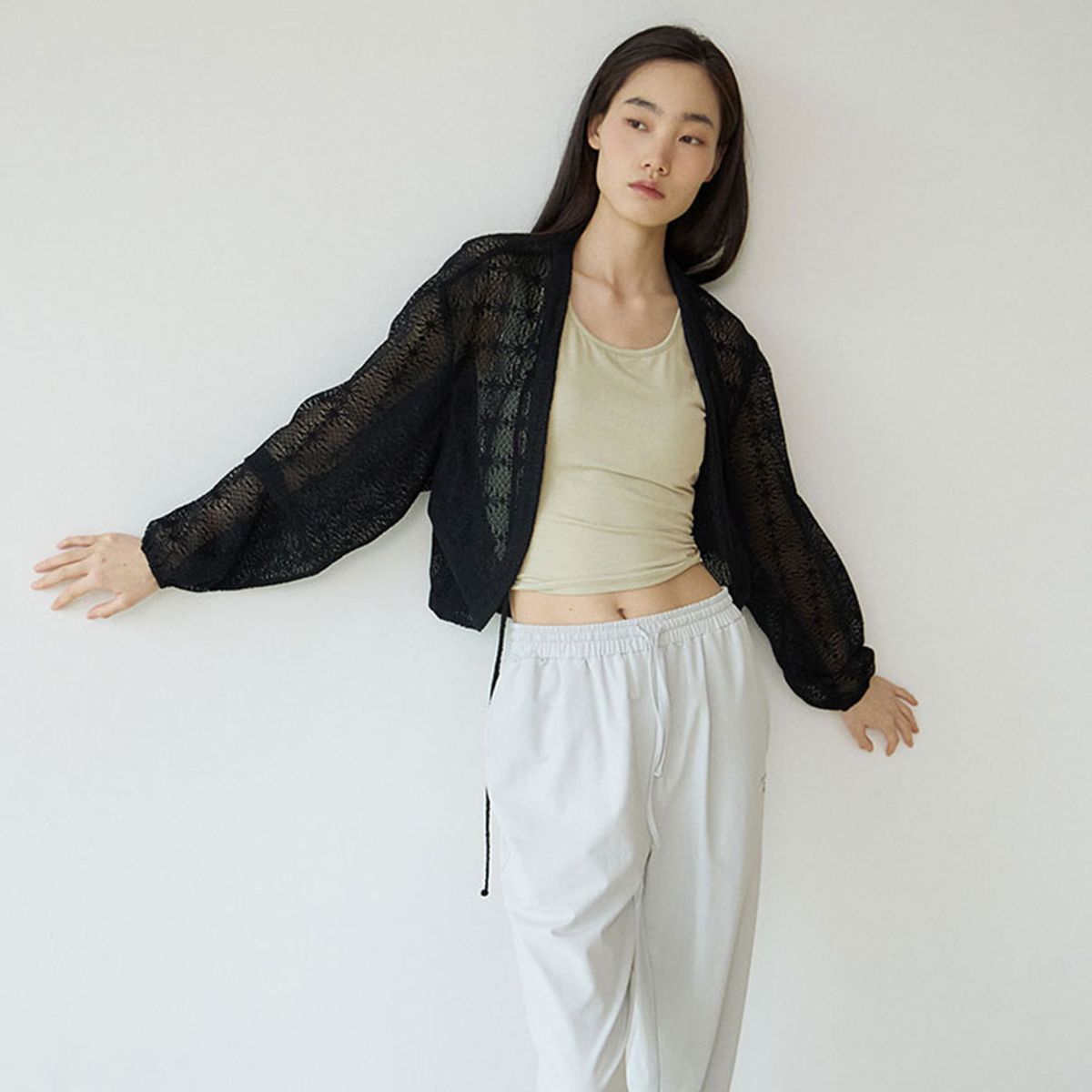 퍼블리카엑스(PUBLICKA X) HAZEL CARDIGAN BLACK