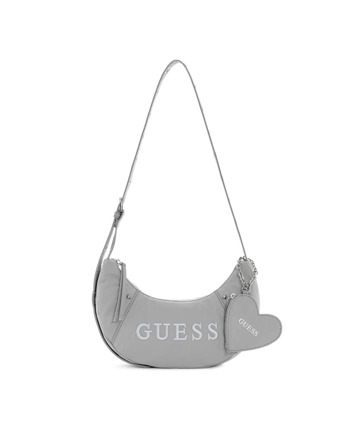게스(GUESS) 사샤_SASHA 하트키링 우븐 반달백 HQ2A3A56