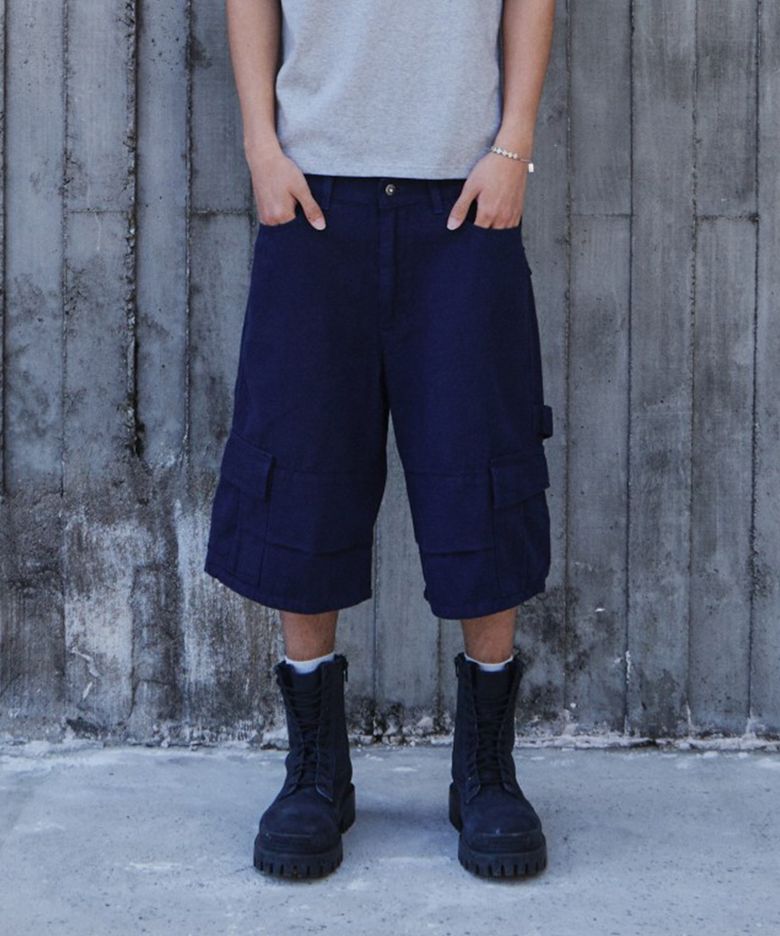 Oblique Pocket Bermuda Cargo Pants