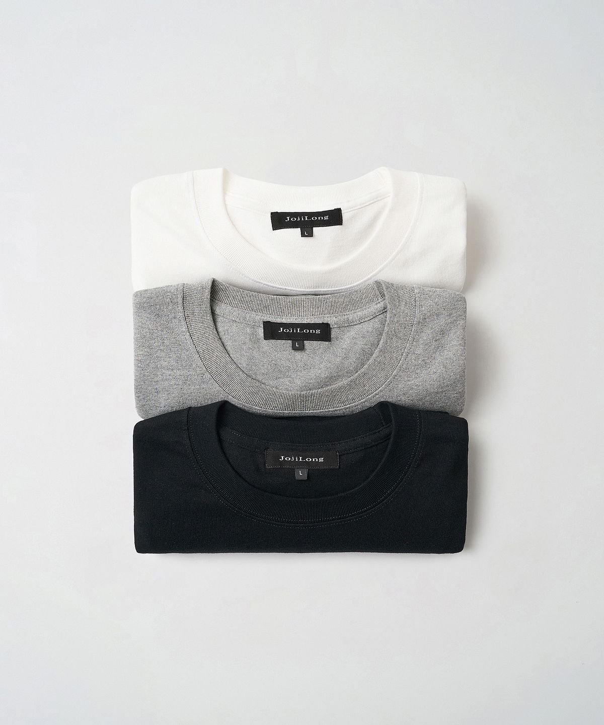 조질롱(JOJILONG) [3PACK] JN108 Tubular Core T-Shirt - CORE PACK