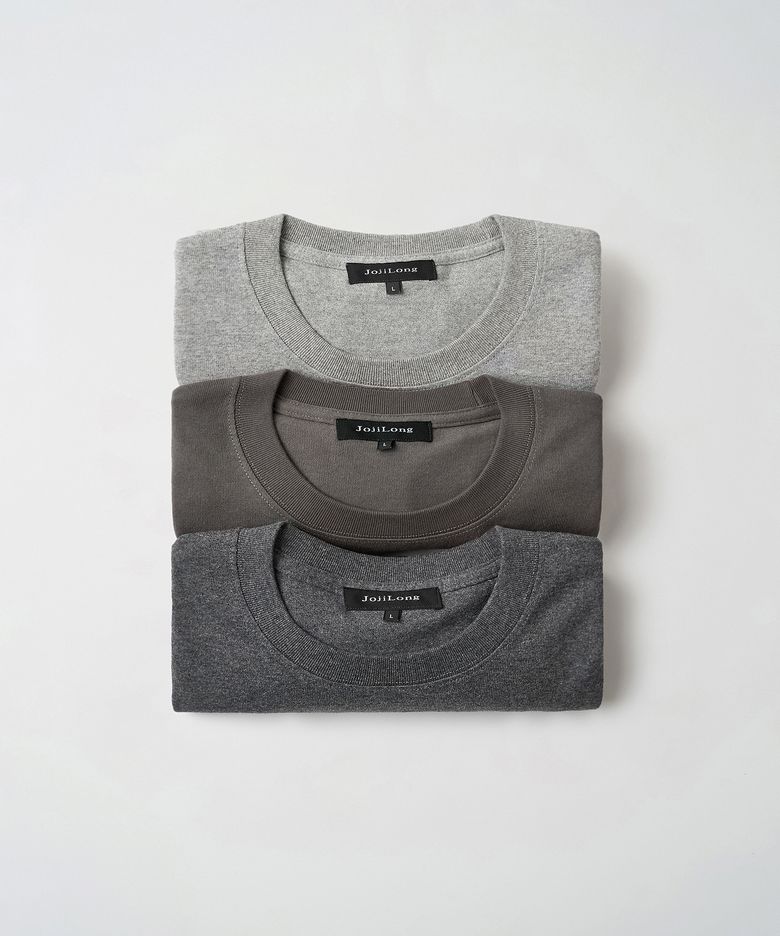 [3PACK] JN108 Tubular Core T-Shirt - STONE PACK