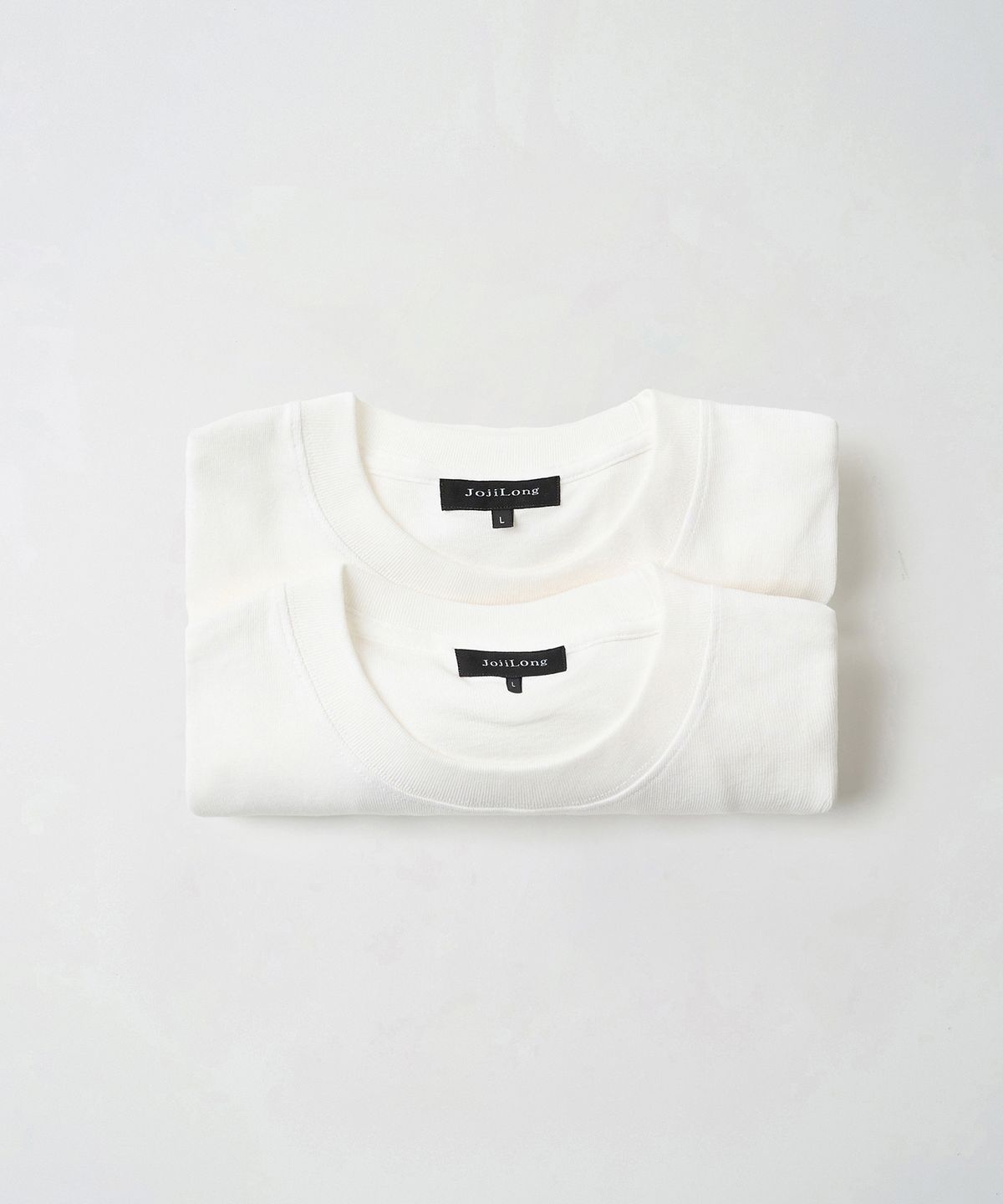 조질롱(JOJILONG) [2PACK] JN108 Tubular Core T-Shirt - WHITE