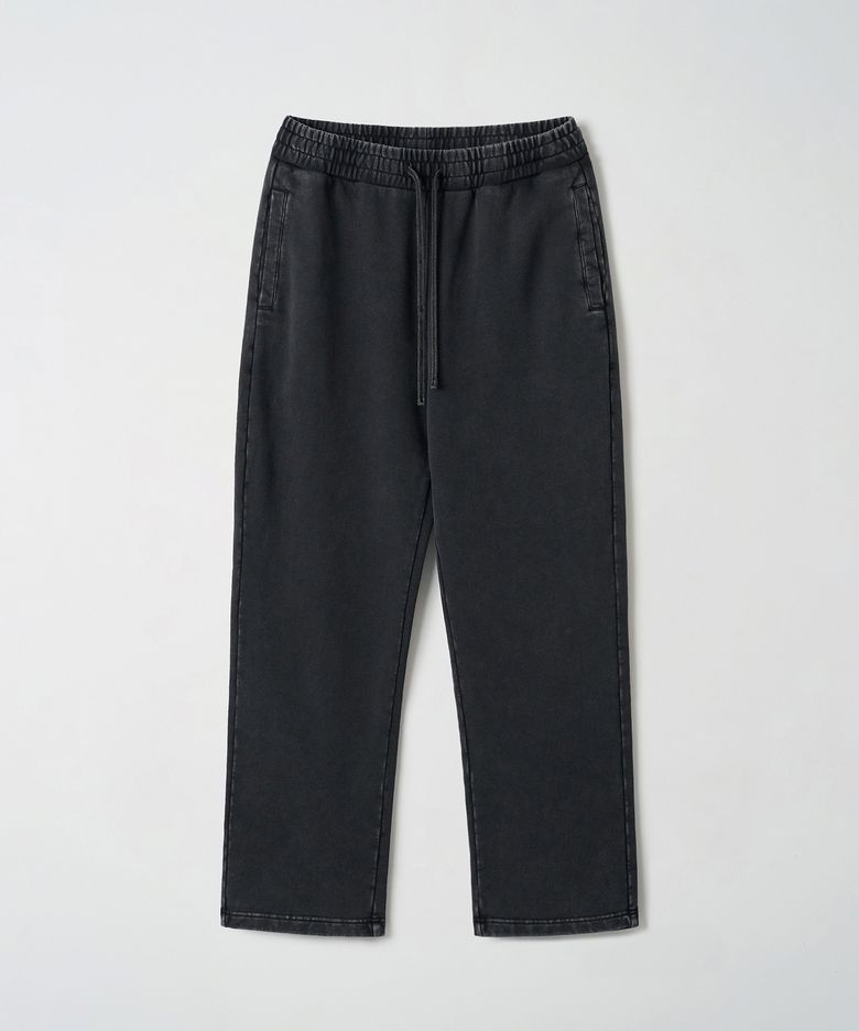 JN093 Aged Sweat Pants - FADED BLACK