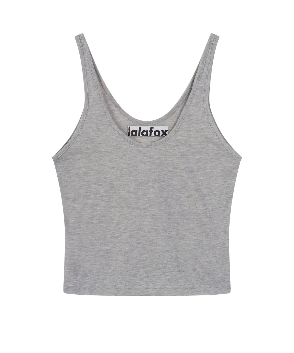 라라폭스(LALAFOX) 라라폭스X초감각 LAYERD SEE THROUGH SLEEVELESS GREY BS2CV013