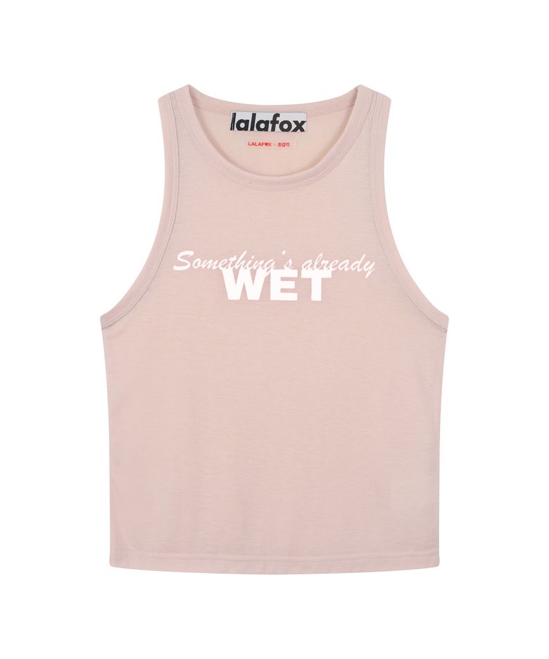 라라폭스X초감각 LAYERED SEE THROUGH WET SLEEVELESS PINK BS2CV011