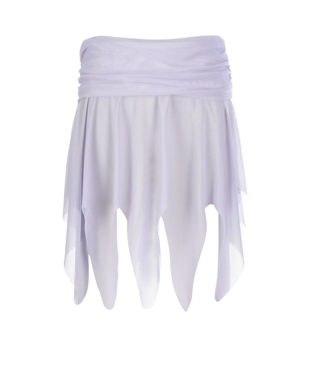 라라폭스(LALAFOX) 라라폭스X초감각 LAYERED SEE THROUGH SKIRT  LAVENDER BS2WS004