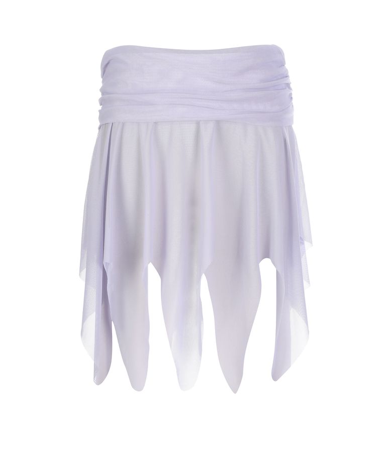 라라폭스X초감각 LAYERED SEE THROUGH SKIRT  LAVENDER BS2WS004