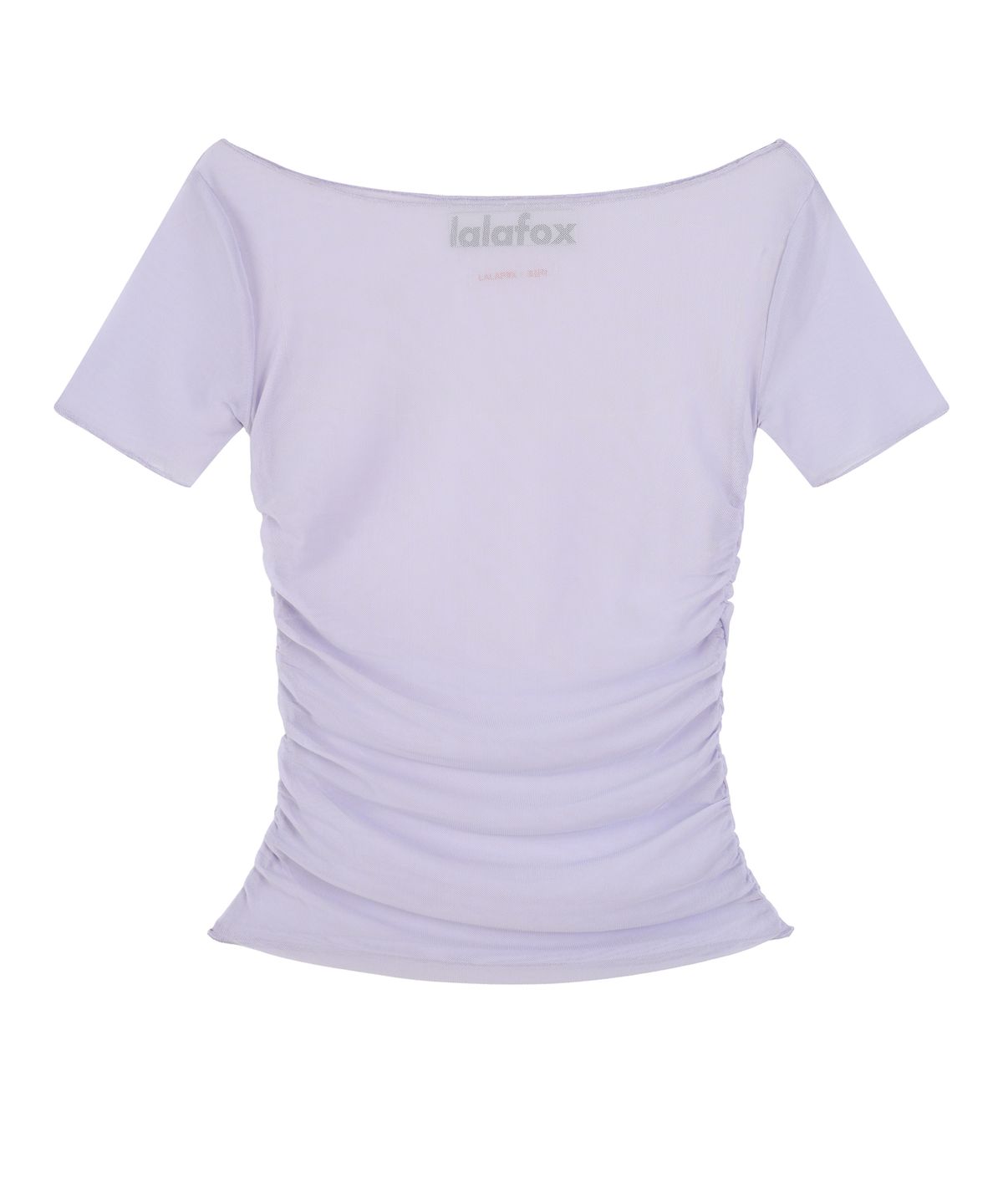 라라폭스(LALAFOX) 라라폭스X초감각 LAYERED SEE THROUGH OFF SHOULDER TOP LAVENDER BS2CH029