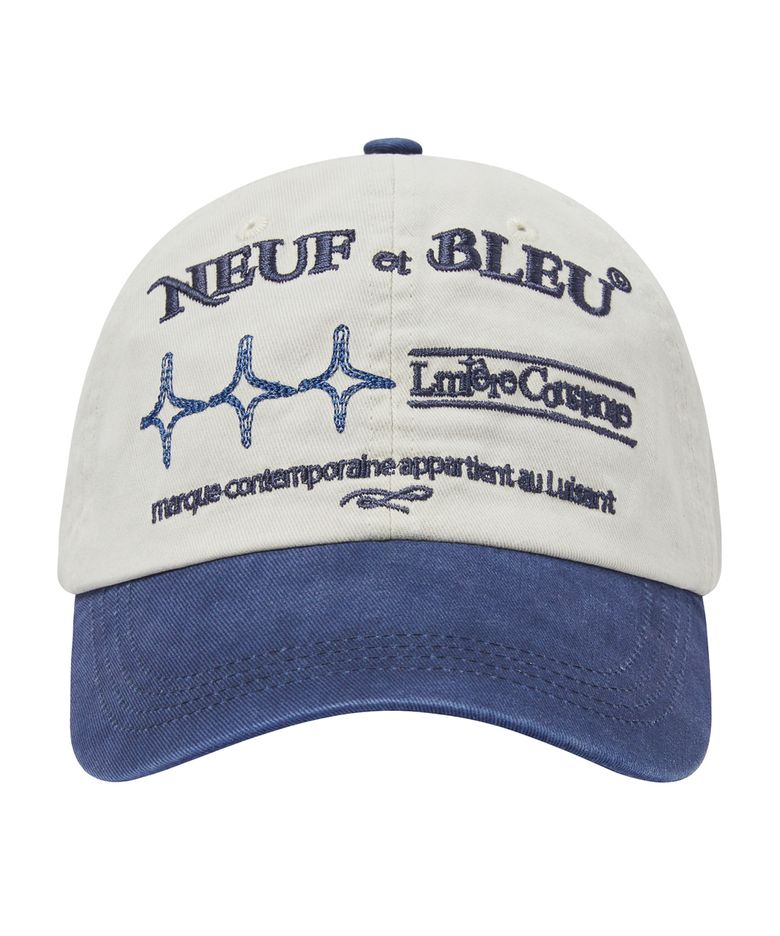 NEB shine two tone cap (indigo blue)