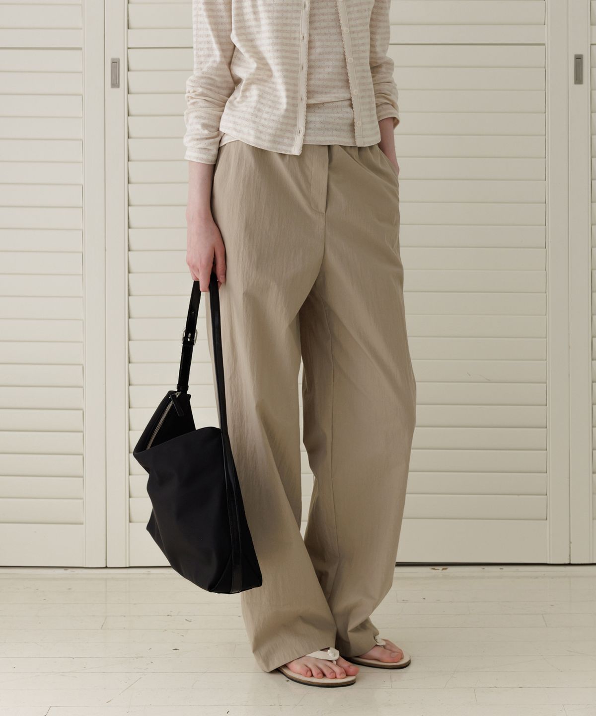 르메메(LEMEME) Demie Band Pants_2colors