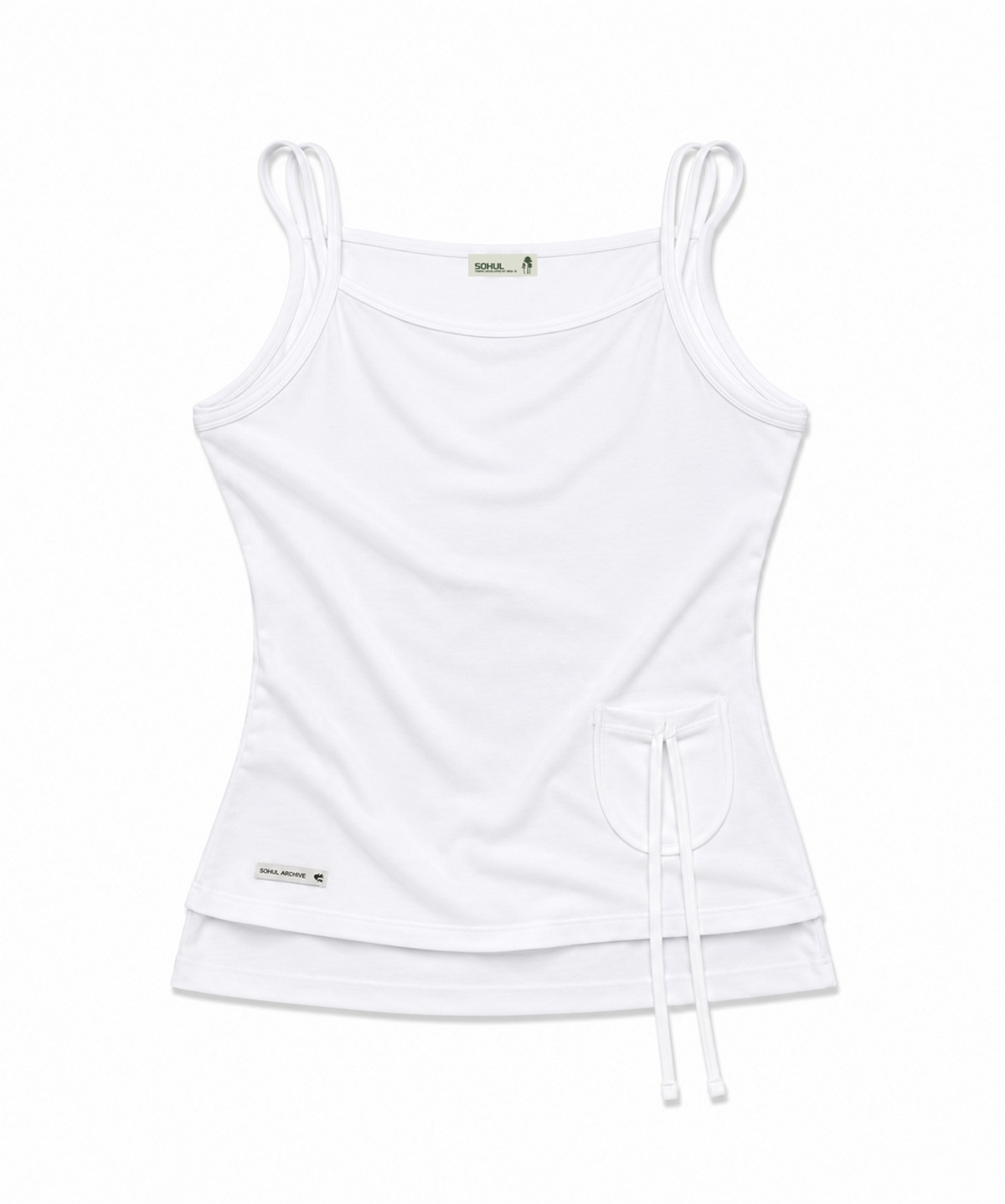 소흘(SOHUL) Layered Sleeveless (화이트)